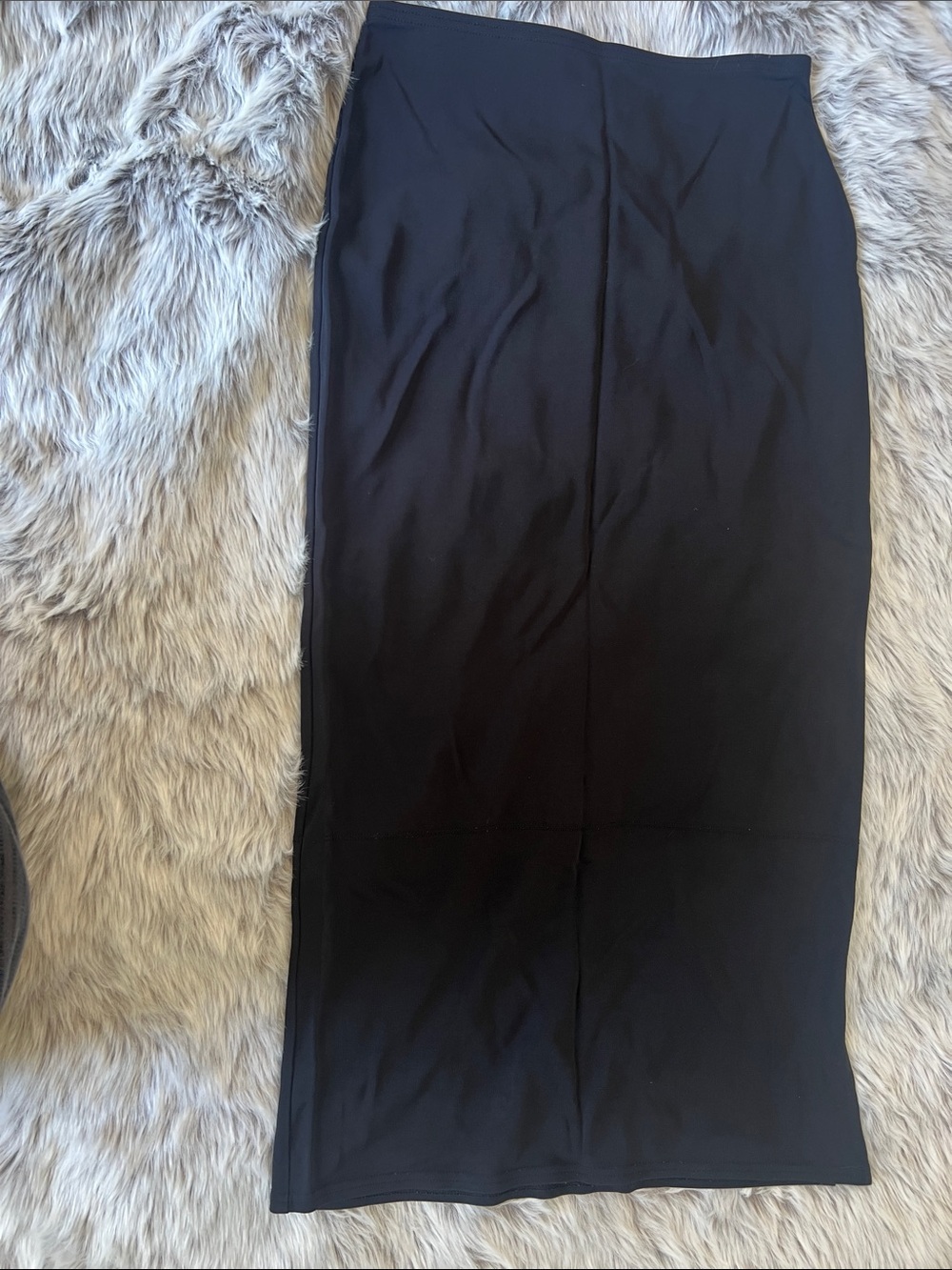 Classic Black Midi Pencil Skirt - Women